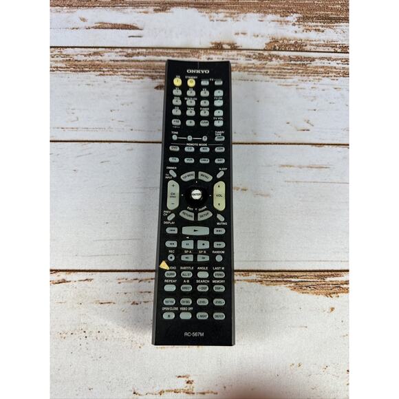 Onkyo RC-567M Remote – Compatible with HL-10991, HTR520, TXSR502, HTS770/870 - Picture 1 of 4